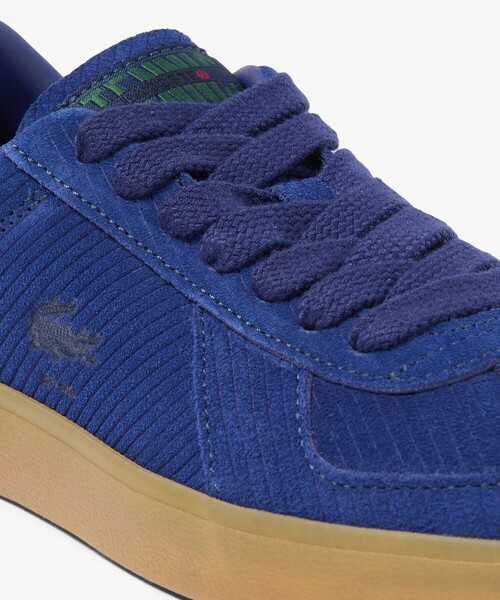 LACOSTE（ラコステ）の「レディース BASESHOT PRO 126 4 SFA / ストライプ エンボスライン オールスエードスニーカー（スニーカー・レディース・ダークブルー/オフホワイト・25.5cm/24.5cm/24.0cm/23.0cm/23.5cm/22.5cm）」の15枚目の写真