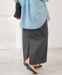 Spick & Span | ドライトロIラインスカート(スカート)