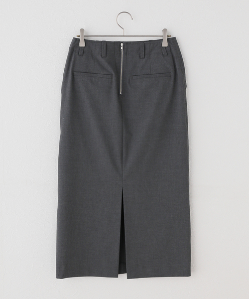 Spick & Span（スピックアンドスパン）の「ドライトロIラインスカート（スカート・レディース・ライトグレー/チャコールグレー・38/36）」の16枚目の写真