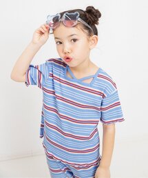 BREEZE | 【リンク】前後どっちも着れる　メロウリブTシャツ(Tシャツ/カットソー)