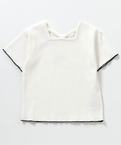 BREEZE(ブリーズ)の「【リンク】前後どっちも着れる メロウリブTシャツ(Tシャツ/カットソー・キッズ・ブルー/ブラック/オフホワイト/レインボー/ピンク・100/90/80/140/130/120/110)」の17枚目の写真