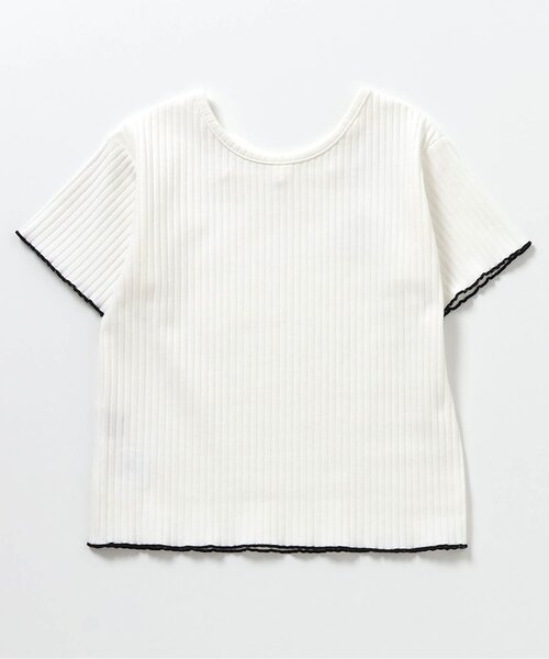 BREEZE(ブリーズ)の「【リンク】前後どっちも着れる メロウリブTシャツ(Tシャツ/カットソー・キッズ・ブルー/ブラック/オフホワイト/レインボー/ピンク・100/90/80/140/130/120/110)」の22枚目の写真