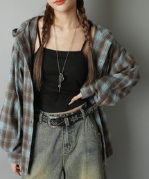 待望の新作登場！進化系フードチェックオーバーシャツ