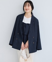 VIS | 美easyリネンライクテーラードジャケット/イージーケア・接触冷感・セットアップ対応(テーラードジャケット)