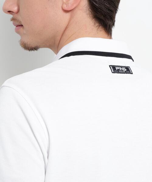 PING(ピン)の「【PING APPAREL】スナップテックス半袖ラインポロシャツ <NATIVE> (MENS)(ポロシャツ・メンズ・ホワイト/ベージュ/ネイビー/ブルー・S/LL1/M/L/LL)」の5枚目の写真