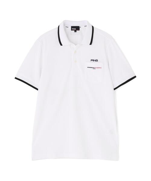 PING(ピン)の「【PING APPAREL】スナップテックス半袖ラインポロシャツ <NATIVE> (MENS)(ポロシャツ・メンズ・ホワイト/ベージュ/ネイビー/ブルー・S/LL1/M/L/LL)」の9枚目の写真