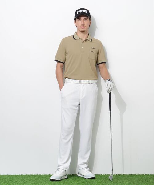 PING(ピン)の「【PING APPAREL】スナップテックス半袖ラインポロシャツ <NATIVE> (MENS)(ポロシャツ・メンズ・ホワイト/ベージュ/ネイビー/ブルー・S/LL1/M/L/LL)」の15枚目の写真