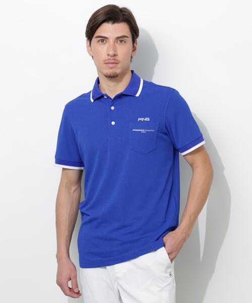 PING(ピン)の「【PING APPAREL】スナップテックス半袖ラインポロシャツ <NATIVE> (MENS)(ポロシャツ・メンズ・ホワイト/ベージュ/ネイビー/ブルー・S/LL1/M/L/LL)」の19枚目の写真