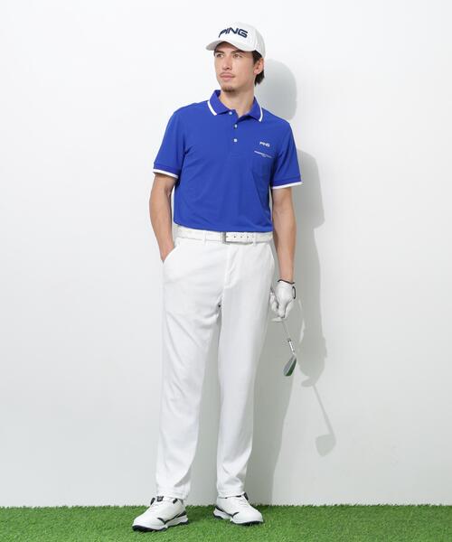 PING(ピン)の「【PING APPAREL】スナップテックス半袖ラインポロシャツ <NATIVE> (MENS)(ポロシャツ・メンズ・ホワイト/ベージュ/ネイビー/ブルー・S/LL1/M/L/LL)」の22枚目の写真
