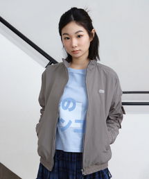 PARAKEET（パラキート）の「ハーフネックナイロンジャケット（ダスティグリーン）（ナイロンジャケット）」