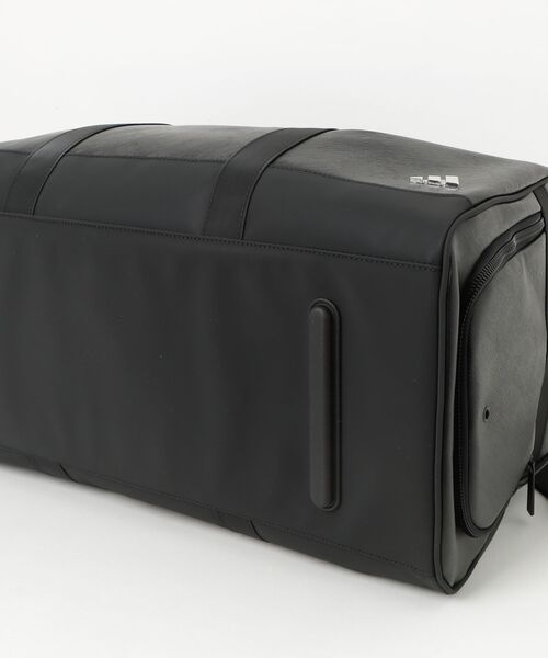 adidas（アディダス）の「ユニセックス PU レザー ボストンバッグ【adidas Golf/アディダスゴルフ】（ボストンバッグ・メンズ・ブラック/グレー・FREE）」の4枚目の写真