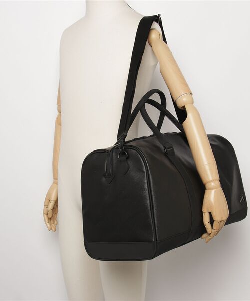 adidas（アディダス）の「ユニセックス PU レザー ボストンバッグ【adidas Golf/アディダスゴルフ】（ボストンバッグ・メンズ・ブラック/グレー・FREE）」の6枚目の写真