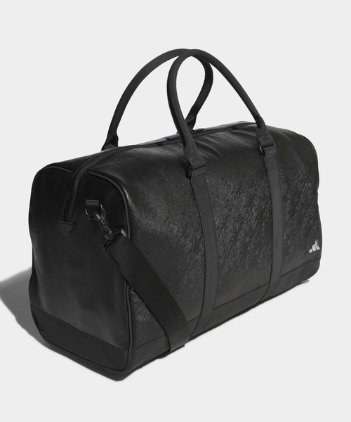 adidas（アディダス）の「ユニセックス PU レザー ボストンバッグ【adidas Golf/アディダスゴルフ】（ボストンバッグ・メンズ・ブラック/グレー・FREE）」の2枚目の写真