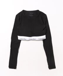 Calvin Klein（カルバン・クライン）の「【Calvin Klein】コットンストレッチ ロングスリーブ ブラレット QF8600（ブラジャー）」
