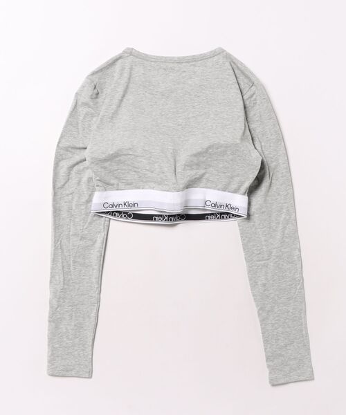 Calvin Klein（カルバン・クライン）の「【Calvin Klein】コットンストレッチ ロングスリーブ ブラレット QF8600（ブラジャー・レディース・ブラック/グレー・S/M）」の3枚目の写真