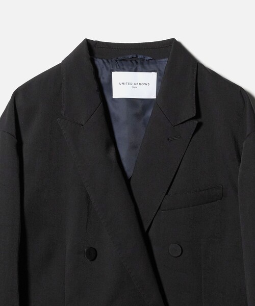 UNITED ARROWS(ユナイテッドアローズ)の「ビッグシルエット 6ボタン テーラードジャケット(テーラードジャケット・レディース・ブラック/ベージュ・36/38)」の15枚目の写真