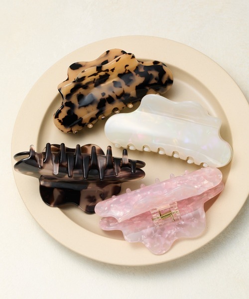 COLONY 2139（コロニートゥーワンスリーナイン）の「アクリルバンスクリップ（バレッタ/ヘアクリップ・レディース・ブラック/ピンク/ホワイト/ベージュ・FREE）」の5枚目の写真