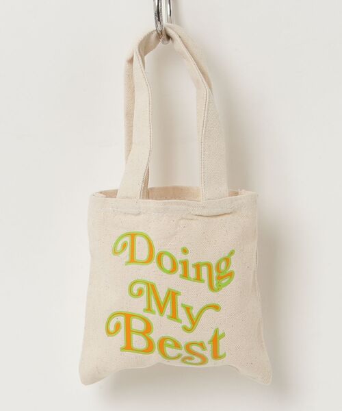 INNOCENT(イノセント)の「【SE1】【Bag Shop NYC/バッグ ショップ エヌワイシー】 DOING MY BEST MINI TOTE(トートバッグ・メンズ・ナチュラル・ONE)」の1枚目の写真