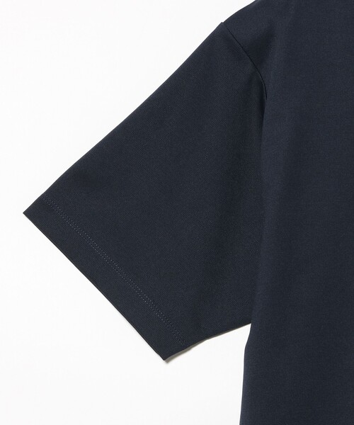BEAMS HEART(ビームスハート)の「【7/16値下げ】ポンチ キーネック Tシャツ(吸水速乾・毛玉軽減・ユニセックス)(Tシャツ/カットソー・メンズ・ネイビー/ブラック・L/S/M/XL)」の8枚目の写真