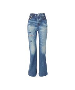 セール】VINTAGE PRINT STRAIGHT デニム（デニムパンツ）｜LAGUA GEM