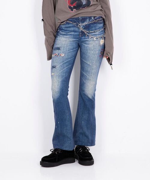 HYSTERIC GLAMOUR（ヒステリックグラマー）の「LEOPARD柄 リバーシブルスウェットパンツ（スウェットパンツ・レディース・マルチ・FREE）」の13枚目の写真