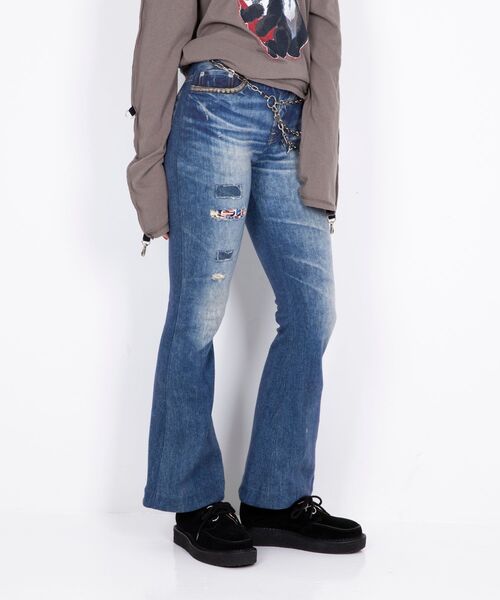 HYSTERIC GLAMOUR（ヒステリックグラマー）の「LEOPARD柄 リバーシブルスウェットパンツ（スウェットパンツ・レディース・マルチ・FREE）」の15枚目の写真