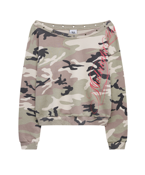 Midnight Move（ミッドナイトムーブ）の「ey camo mtm (pink)（スウェット・レディース・その他・FREE）」の2枚目の写真