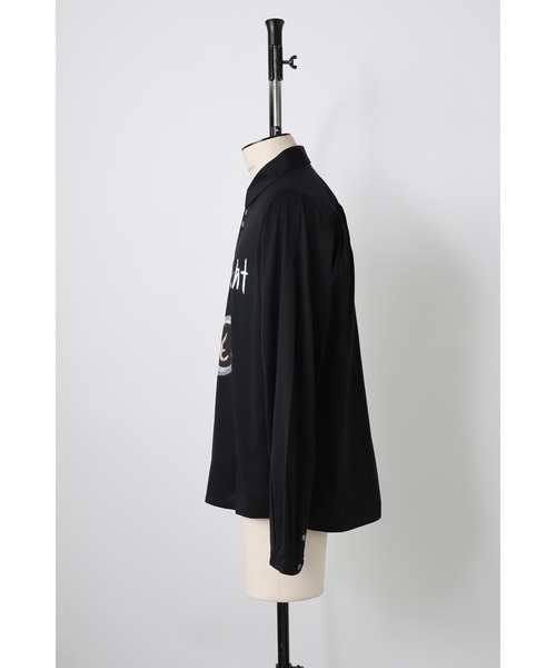 SHINYAKOZUKA(シンヤコヅカ)の「HENRY CUFFS SHIRT WITH PRINTING(ISSUE#8)(シャツ/ブラウス・メンズ・ホワイト/ブラック・MEDIUM/SMALL)」の11枚目の写真