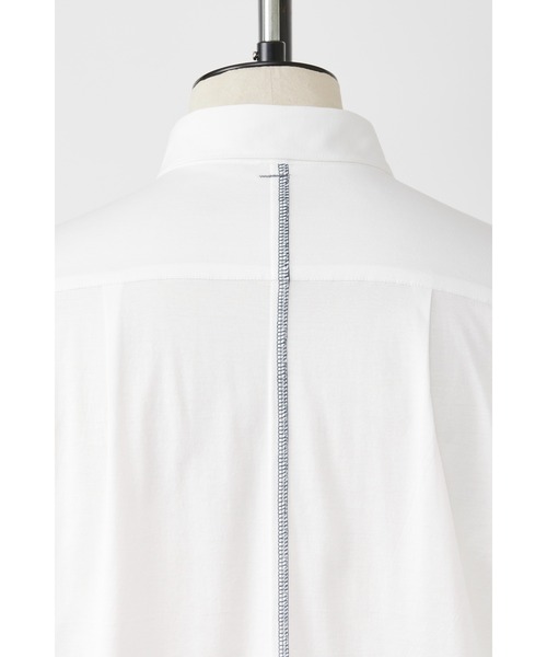 SHINYAKOZUKA(シンヤコヅカ)の「HENRY CUFFS SHIRT WITH PRINTING(ISSUE#8)(シャツ/ブラウス・メンズ・ホワイト/ブラック・MEDIUM/SMALL)」の3枚目の写真