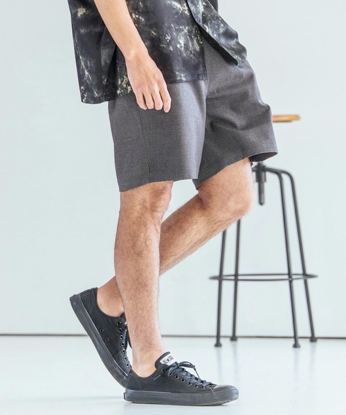 Magine(マージン)の「mp14831-TR Fabric Short Pants ショートパンツ(MGN-261-046)(その他パンツ・メンズ・チャコール/ミックスグレー/ブラック・48/46/44)」の11枚目の写真