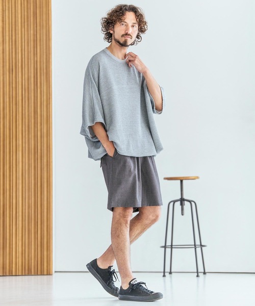 Magine(マージン)の「mp14831-TR Fabric Short Pants ショートパンツ(MGN-261-046)(その他パンツ・メンズ・チャコール/ミックスグレー/ブラック・48/46/44)」の14枚目の写真
