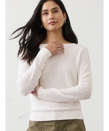 BANANA REPUBLIC FACTORY STORE ラミーコットン ポインテール セーター