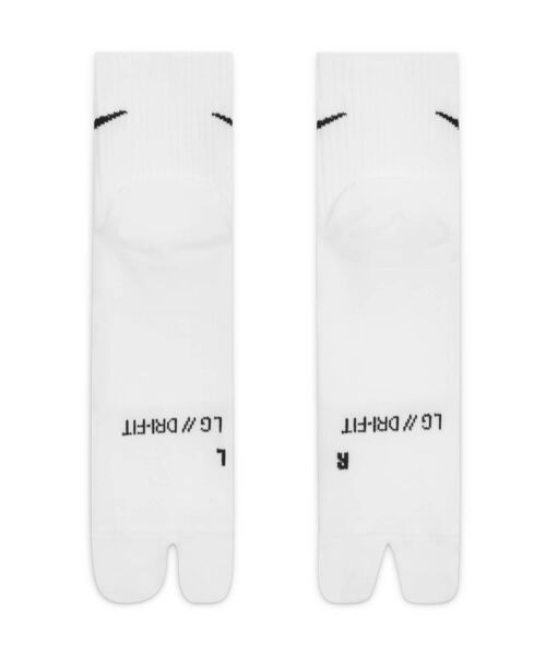 NIKE(ナイキ)の「ナイキ エブリデイ プラス ライトウェイト アンクル スプリットトゥ ソックス / Nike Everyday Plus Lightweight Ankle Split-Toe Socks DV9475-100 White(ソックス/靴下・メンズ・ホワイト・27-29/21-23/23-25/25-27)」の4枚目の写真