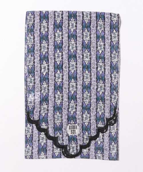 ANNA SUI(アナスイ)の「シルクレーヨンプチロングスカーフ(バンダナ/スカーフ・レディース・ブルー/グリーン/ピンク/パープル・FREE)」の1枚目の写真