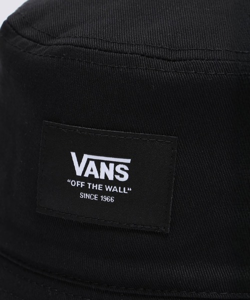 VANS（バンズ）の「パッチ バケットハット / VANS PATCH BUCKET Black VN0A7S96BLK1（ハット・メンズ・ブラック・S/M/L/XL）」の3枚目の写真