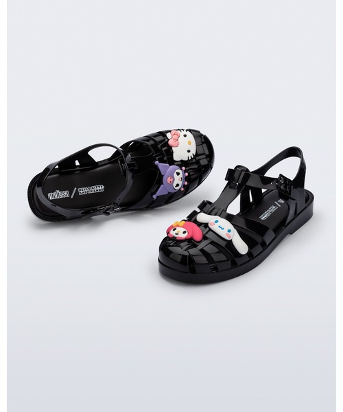 melissa(メリッサ)の「MELISSA POSSESSION + HELLO KITTY AND FRIENDS AD(サンダル・レディース・ブラック/ベージュ/レッド・39/38/37/35-36)」の10枚目の写真