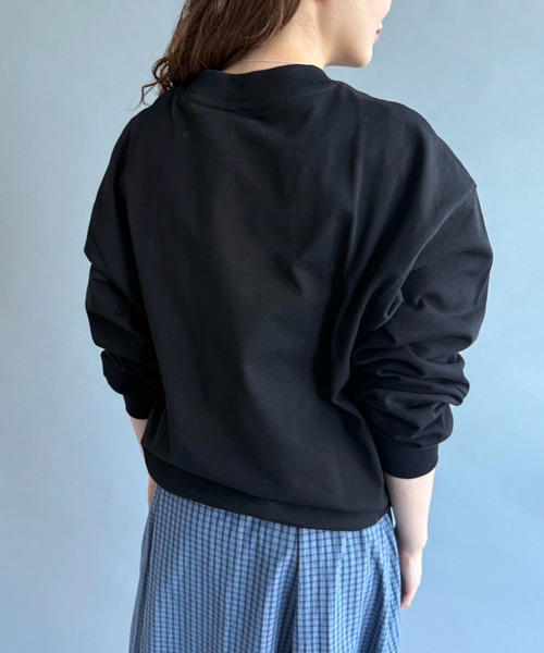 EDIT. FOR LULU（エディットフォールル）の「【YUHAN WANG/ユハン・ワン】purrsona kitty print jumper（Tシャツ/カットソー・レディース・ブラック・FREE）」の12枚目の写真