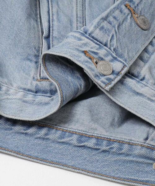 Levi's(リーバイス)の「LEVI’S COLLARLESS 90S TRUCKER(デニムジャケット・レディース・アイボリー/ライトインディゴブルー・SMALL)」の13枚目の写真