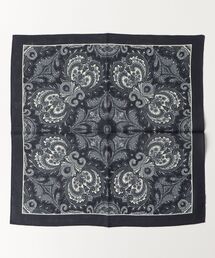 NANO universe | BRIGHT STAR/SILK BANDANA MOTIF SCARF NAVY(バンダナ/スカーフ)