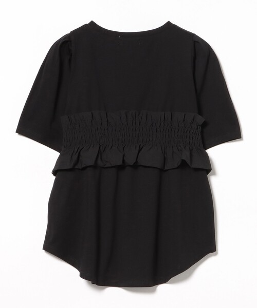 BEAMS HEART(ビームスハート)の「ビスチェ ドッキング Tシャツ(Tシャツ/カットソー・レディース・ホワイト系その他5/ブラック/オフホワイト・FREE)」の21枚目の写真