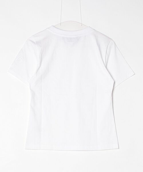 COOK JEANS(クックジーンズ)の「袖口ダガー刺繍Tシャツ(Tシャツ/カットソー・メンズ・ホワイト・MEDIUM/LARGE/X-LARGE/SMALL)」の3枚目の写真
