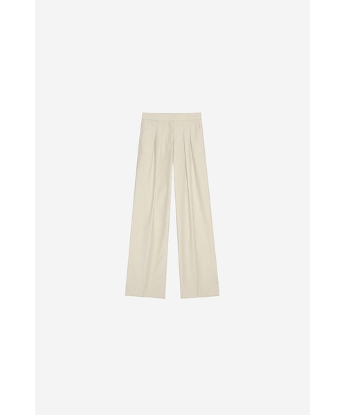 U:UME(ユーム)の「Ivory Wide Pants(スラックス・レディース・アイボリー・SMALL/MEDIUM)」の1枚目の写真