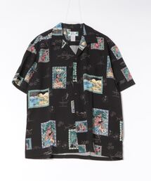 TWO PALMS（トゥーパームス）の「【Kahiko】TWO PALMS ポストカーズMEN'Sアロハシャツ（シャツ/ブラウス）」