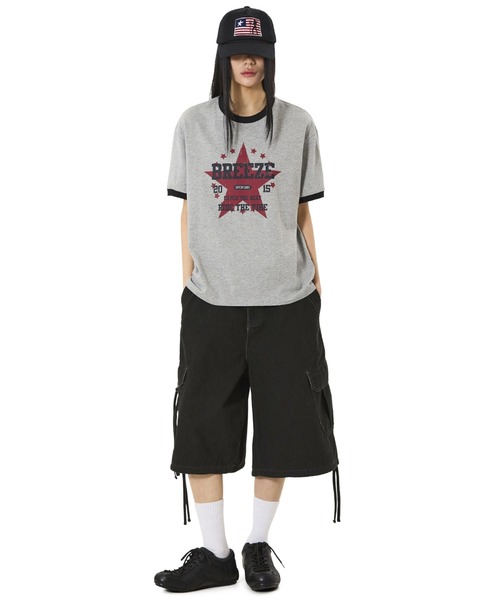 OY(オーワイ)の「『OY/オーワイ』RIDE THE BREEZE TEE /ライドブリーズ Tシャツ(Tシャツ/カットソー・メンズ・グレー・L/M)」の5枚目の写真