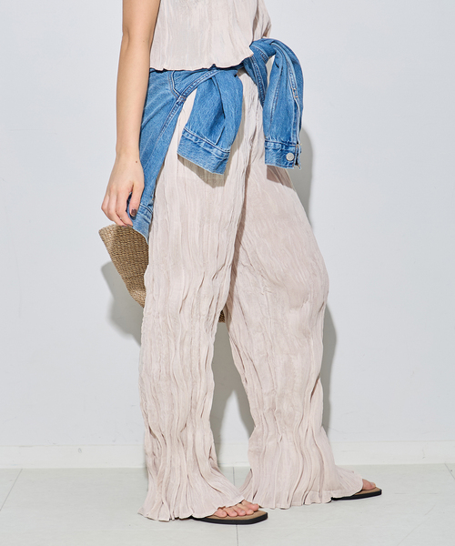 Gongdid Design(ゴンディッドデザイン)の「【Gongdid Design】Carry Over_Wavy_Pants:パンツ(その他パンツ・レディース・アイボリー/ブラック・40)」の12枚目の写真