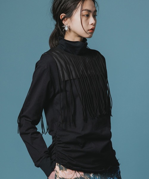 NON TOKYO（ノントーキョー）の「FRINGE COLLAR（その他トップス・レディース・ブラック/ブルー/ホワイト・FREE）」の2枚目の写真