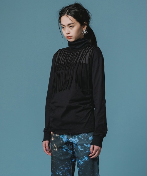 NON TOKYO（ノントーキョー）の「FRINGE COLLAR（その他トップス・レディース・ブラック/ブルー/ホワイト・FREE）」の5枚目の写真