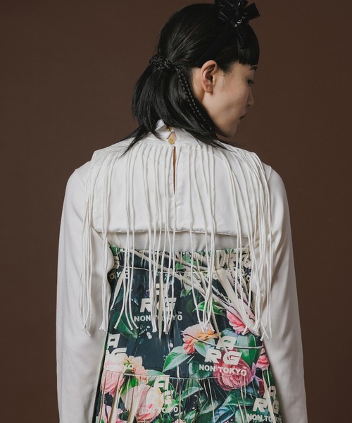 NON TOKYO（ノントーキョー）の「FRINGE COLLAR（その他トップス・レディース・ブラック/ブルー/ホワイト・FREE）」の7枚目の写真