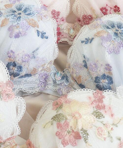 Risa Magli（リサマリ）の「ダニエラ ブラジャー (G-H) ＜V Make Type＞（ブラジャー・レディース・ブルー/ベビーピンク/ホワイト・H75/H70/H65/G80/G75/G70/G65）」の12枚目の写真