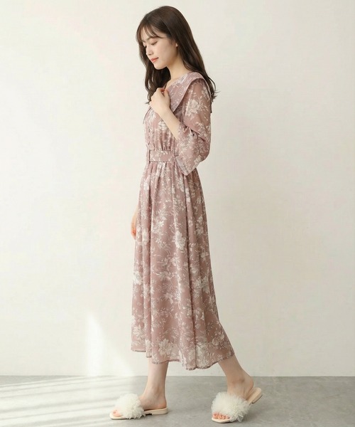 LibertyDoll(リバティードール)の「LIBERTYDOLL ボリュームフリルフラットサンダル(サンダル・レディース・ブラック/アイボリー/グレー・L/LL/S/M)」の17枚目の写真